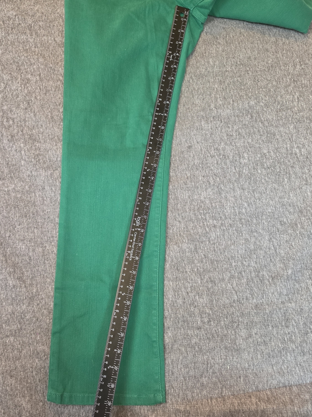 Lauren Ralph Lauren Modern Straight Jeans 10P Green Denim Preppy School Classic - Picture 6 of 11
